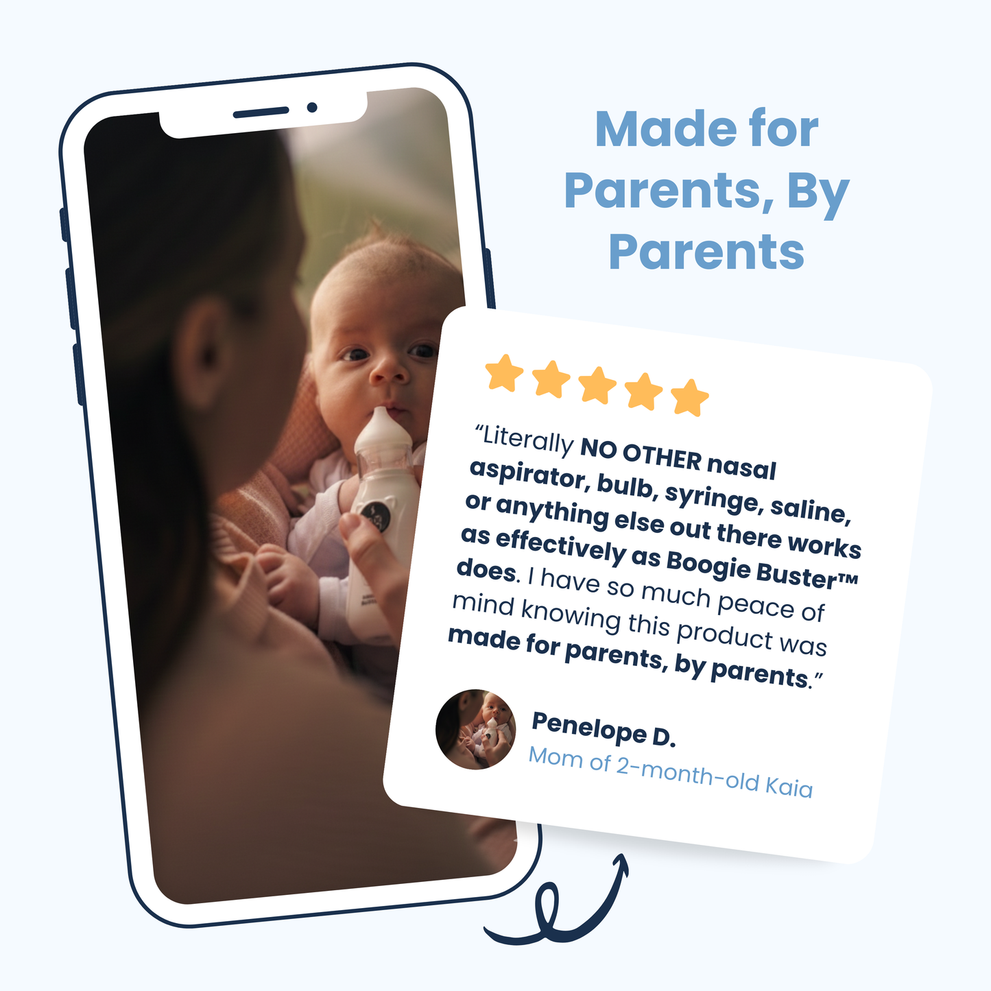 Electric Nasal Aspirator for Babies & Toddlers | Boogie Buster