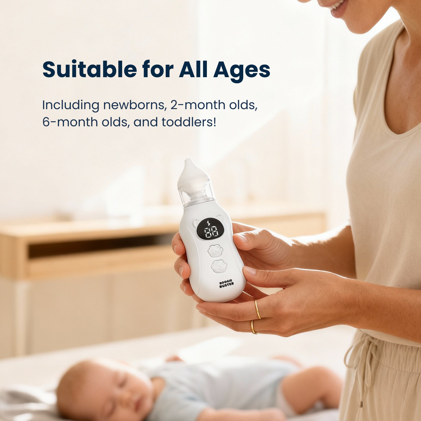 Electric Nasal Aspirator for Babies & Toddlers | Boogie Buster